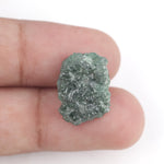 blue color raw diamond identification guide