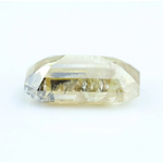 2.86 Ct yellow lab grown diamond emerald cut loose stone with elegant step faceting and vibrant fancy yellow color, ideal for custom engagement ring or luxury jewelry design.