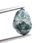 blue color raw rough gemstones raw stone engagement rings