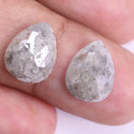 5.74 Ct Unique Grey Colored Diamond Pear Cut Diamond Use For Jewerly Unique Diamond