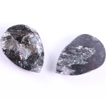 3.81 Ct Pear Cut Diamond Pair Black Colored Diamond Use For Jewerly Earrings Unique Diamond