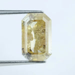 2.86 Ct yellow lab grown diamond emerald cut loose stone with elegant step faceting and vibrant fancy yellow color, ideal for custom engagement ring or luxury jewelry design.