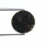 3.17Ct Black-Yellowish Colored Diamond Round Cut Diamond Natural -polised Diamond Loose Stone For Fine Jewelry