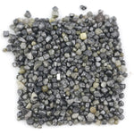 black cube shaped raw diamond with natural rough texture for custom jewelry