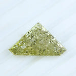 5.52 Ct Luxury Yellow Trillion Cut Lab-Grown Diamond Loose Stone with Vibrant Fancy Yellow Color for Wedding Ring