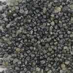 black cube shaped raw diamond with natural rough texture for custom jewelry