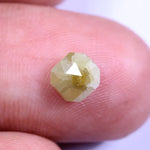 0.87 Ct loose yellow Colored Diamond Asscher cut Diamond natural Loose diamond For Jewerlly