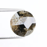 2.64Ct Yellowish-Black Colored Diamond Round Brilliant Cut Diamond Natural Polised Diamond For Custom Fine Jewelry