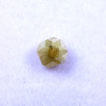 0.87 Ct loose yellow Colored Diamond Asscher cut Diamond natural Loose diamond For Jewerlly