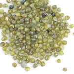 yellow green rough diamond stone with natural uncut texture for jewelry making