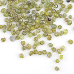 yellow green rough diamond stone with natural uncut texture for jewelry making