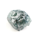 blue color raw diamond cluster and raw diamond rings