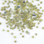 yellow green rough diamond stone with natural uncut texture for jewelry making