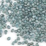 blue uncut raw diamond with rough natural surface for custom jewelry