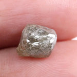 1.10 Ct loose uncut raw diamond natural grey rough stone for jewelry making.