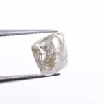 1.10 Ct loose uncut raw diamond natural grey rough stone for jewelry making.