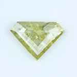 3.11 Ct pentagon cut yellow lab grown diamond, loose antique style fancy yellow diamond with unique five-sided shape and brilliant faceting, ideal for custom ring or bespoke fine jewelry design.