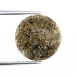 Natural 3.66Ct Yellowish - Grey Colored Diamond Round Brilliant Cut Diamond Loose Stone For Custom Fine Jewelry