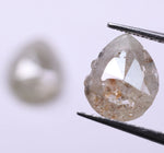 1.21 Ct Pear Cut Diamond Pair Grey Colored Diamond Pair Salt And Pepper Dimaond Use For Jewerly Unique Diamond