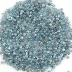 blue rough CVD diamond beads in lab grown form for jewelry making