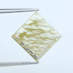 2.28 Ct Square Shape Yellow Lab-Grown Diamond Loose Fancy Color Stone for Custom Jewelry Design