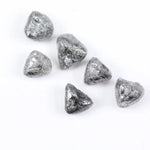 Grey colour diamond with smoky silver tones, showcasing elegant brilliance for luxury jewelry designs.