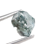 blue color rough diamonds stone unique and gems in the raw