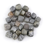 mixed color cube shaped raw diamond pieces for jewelry making