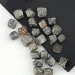 mixed color cube shaped raw diamond pieces for jewelry making