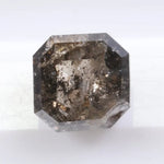 Natural Octagon Cut Diamond Grey Colored Diamond For Engagement Ring