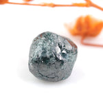 blue color raw diamond rough and rawdiamond