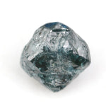 blue color raw rough diamond and raw white diamond