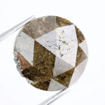 6.84Ct Natural Brownish-Yellow Colored Diamond Round Brilliant Cut Diamond For Fine Jewelry Custom Ring