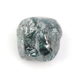 blue color raw rough diamond and raw white diamond