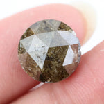 6.84Ct Natural Brownish-Yellow Colored Diamond Round Brilliant Cut Diamond For Fine Jewelry Custom Ring