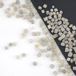 cube shaped natural raw diamond for jewelry making and custom designs
