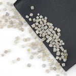 cube shaped natural raw diamond for jewelry making and custom designs