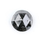 Natural 3.73Ct Loose Black Diamond Polised Diamond Round Brilliant Cut Diamond Use For Custom Jewelry Making