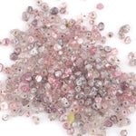 pink lab grown diamond beads with a rough CVD surface for jewelry making