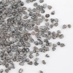 grey earth mined diamond with a natural uncut rough surface for jewelry making
