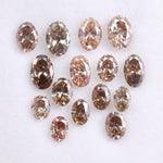 Oval Cut Brown Lab Grown Diamond – 2–6 mm CVD Loose Diamond for Engagement Rings, Custom Jewelry & Fine Jewelry Designs