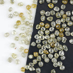 yellow and white raw rough stones for jewelry making and custom designs