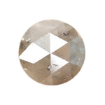 natural round diamond engagement rings and natural grey brown diamond earrings rose cut diamond