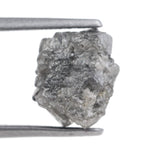 grey raw diamond stone for custom wedding ring design