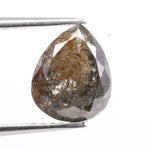 Natural pear cut diamond displaying exceptional fire and brilliance. This real natural diamond is earth-mined and ideal for engagement rings, wedding jewelry, and custom fine jewelry creations.