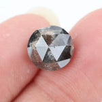 Fine 4.38Ct Natural Round Brilliant Cut Diamond Polised Diamond Black Colored Diamond For Fine Jewelry