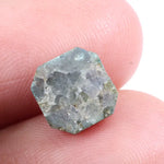 Premium natural blue Asscher shape diamond loose stone with rich blue color for bespoke jewelry.