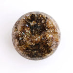 8.03Ct Natural Brownish-Black Colored Polised Diamond Round Brilliant Cut Diamond For Custom Fine Jewelry