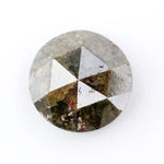 Natural 6.60Ct Natural Grey Colored Diamond Round Brilliant Cut Polised Diamond For Fine Jewelry