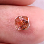 0.61 Ct natural cushion cut diamond, fancy color diamond, raw diamond, rough diamond.